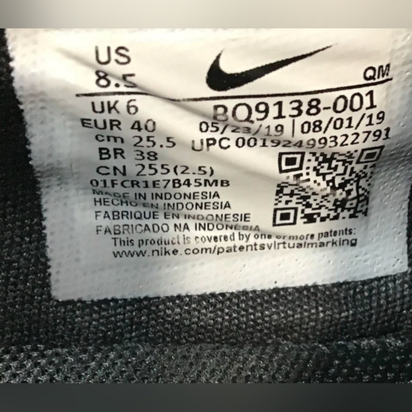 Nike Court Royale AC SLP 'Black' Women's Size 8.5 MSRP $90 - Picture 9 of 9